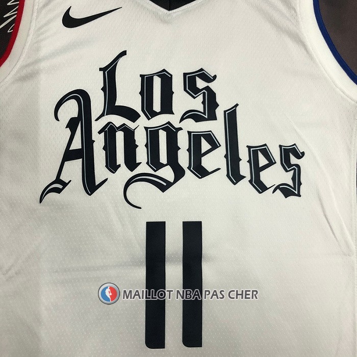 Maillot Los Angeles Clippers John Wall NO 11 Ville 2019-20 Blanc